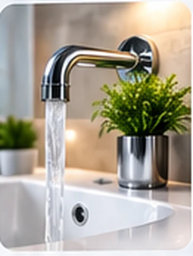 Lavabo et robinet, illustration